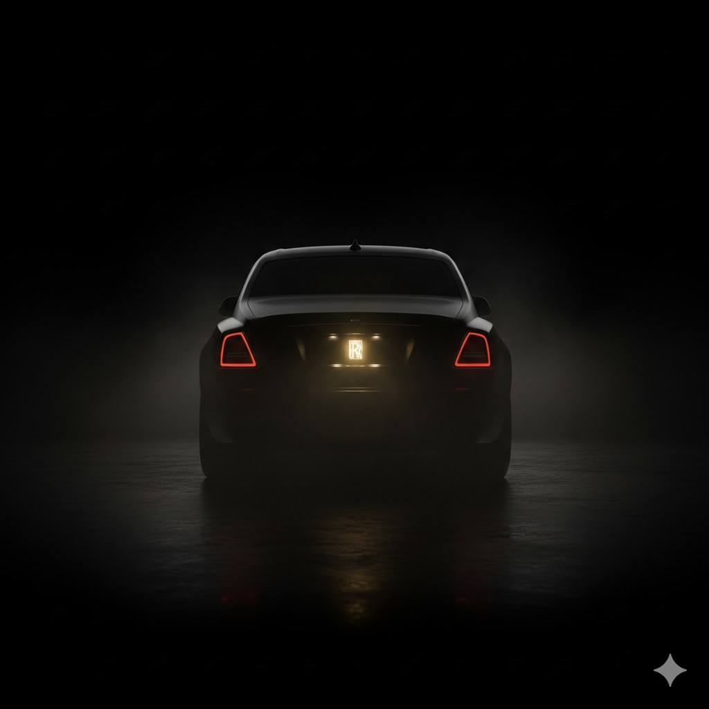 Rear view showcasing distinctive design language